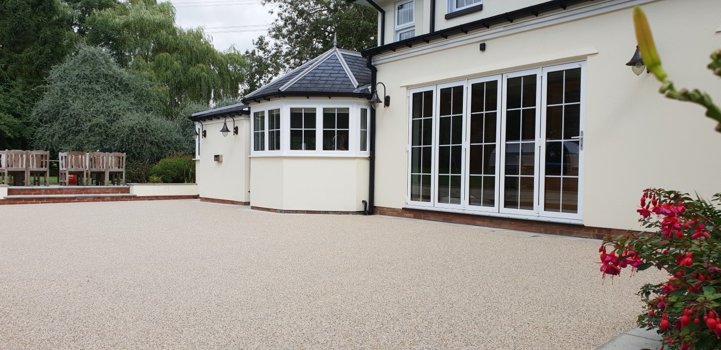 Resin Bound Patio Ash